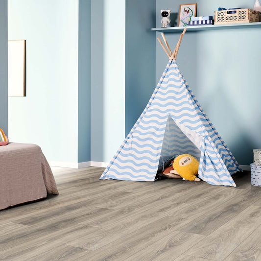 Tranquil Oak Grey - Wood Essence Water Resistant 7mm Laminate Flooring