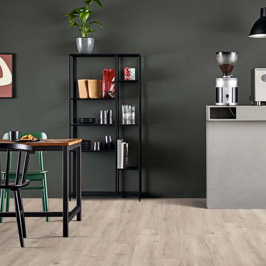 Light Creme Oak - Wood Essence Aqua Water Resistant 12mm Laminate Flooring