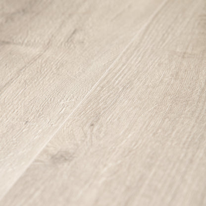 Light Creme Oak - Wood Essence Aqua Water Resistant 12mm Laminate Flooring