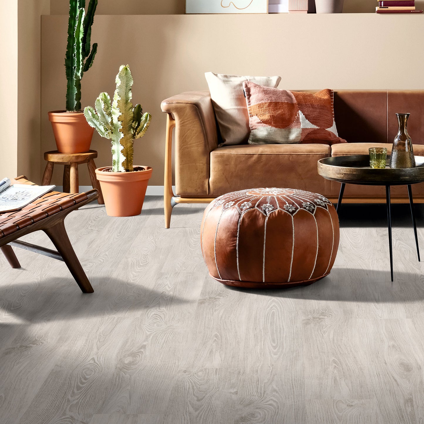 Soft Siena Chestnut - Wood Essence Water Resistant 8mm Laminate Flooring