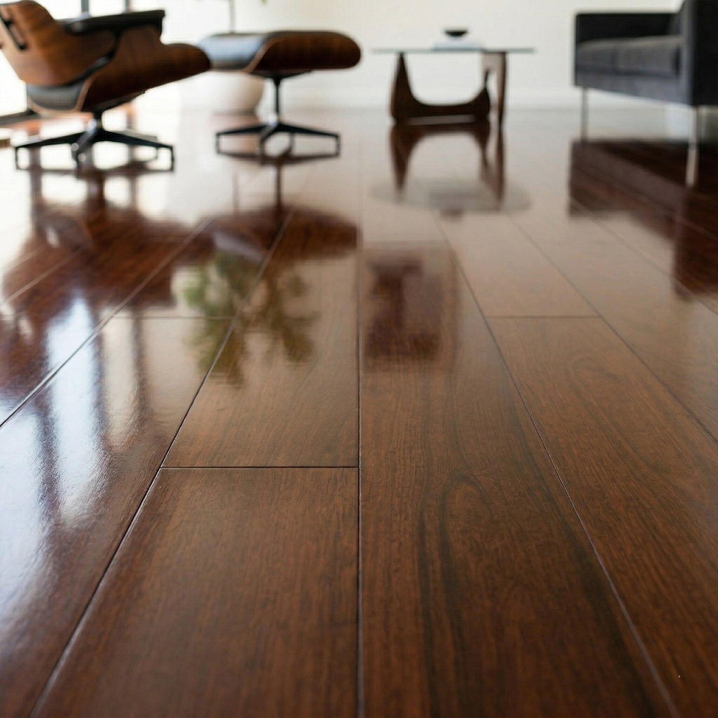 Canyon Andiroba - Lustre 8mm High Gloss Laminate Flooring