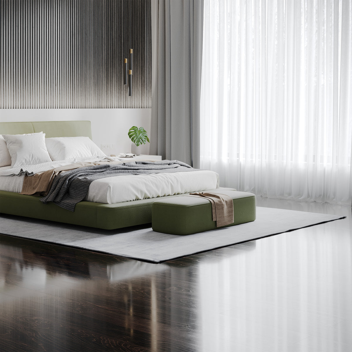 Plateau Maple - Lustre 8mm High Gloss Laminate Flooring