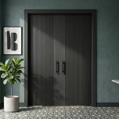 Charcoal Black Internal Fully Finished Miami Double Door