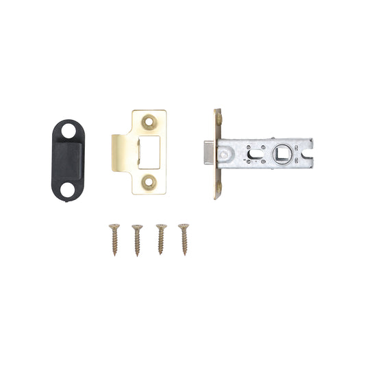 45mm Tubular Mortice Latch - Satin Gold