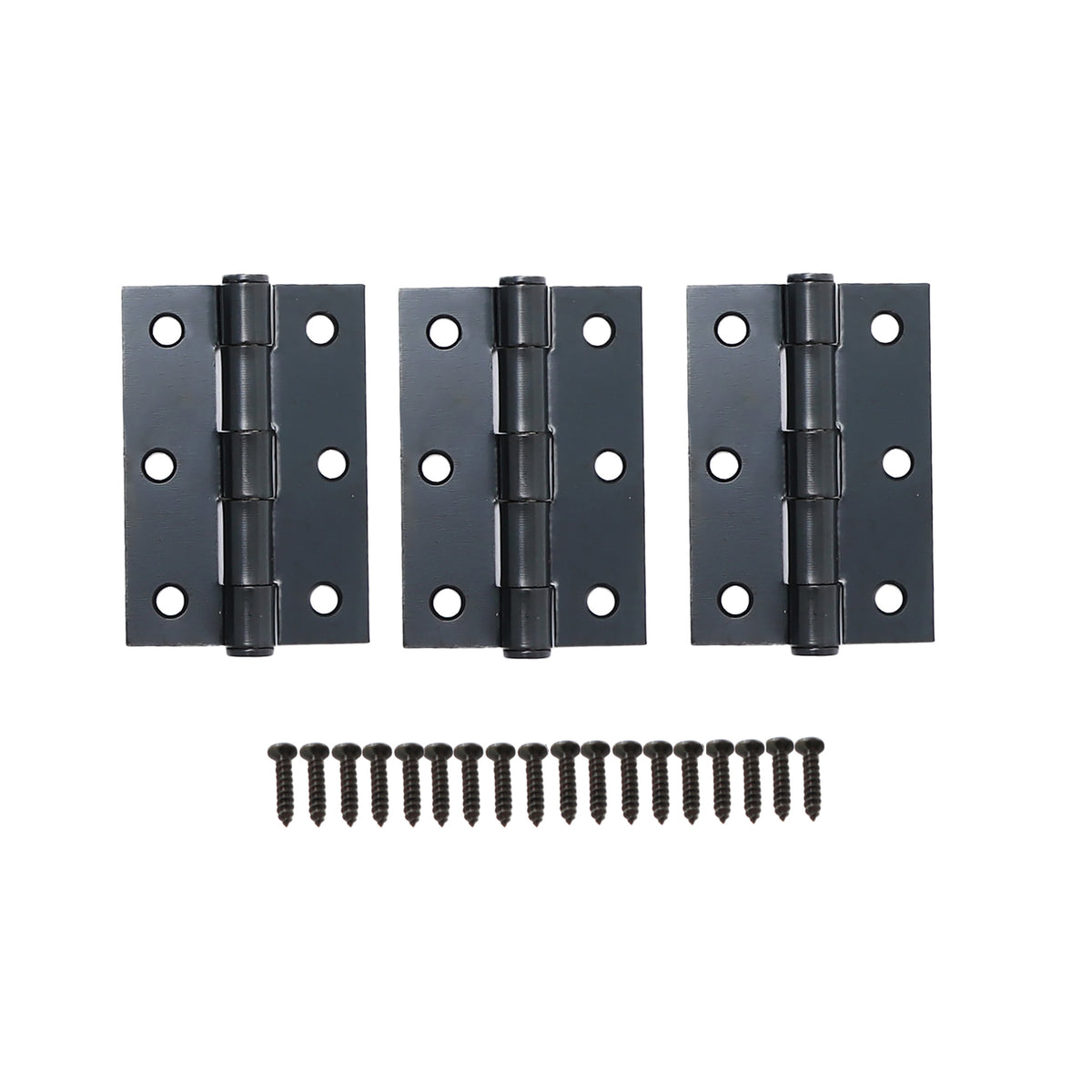 76mm Butt Hinge Pair - Matt Black