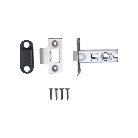 45mm Tubular Mortice Latch - Gun Metal