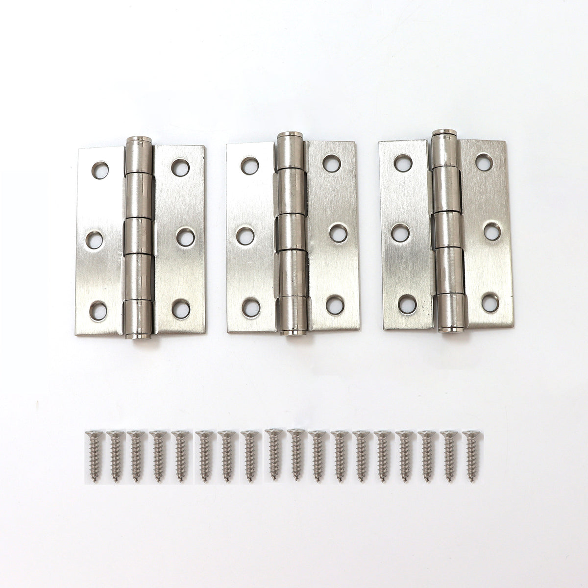 76mm Butt Hinge Pair - Nickel Plated