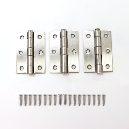 76mm Butt Hinge Pair - Nickel Plated