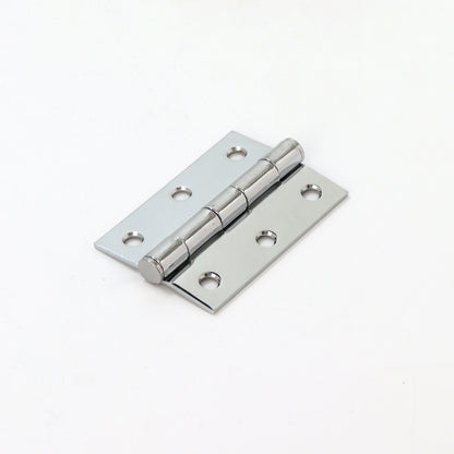 76mm Butt Hinge Pair - Polished Chrome