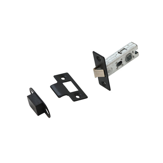 45mm Tubular Mortice Latch - Matt Black