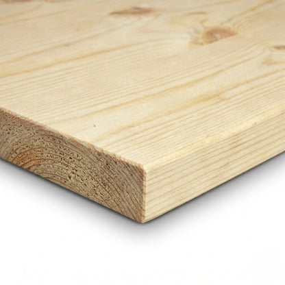 Solid Redwood Pine 18mm Furniture Board, Redwood Pine