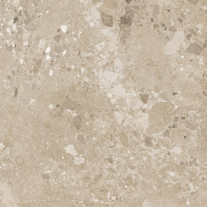 Beige Matt - Terazzia Smooth Porcelain Wall & Floor Tile
