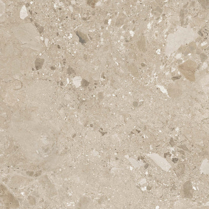 Beige Matt - Terazzia Smooth Porcelain Wall & Floor Tile