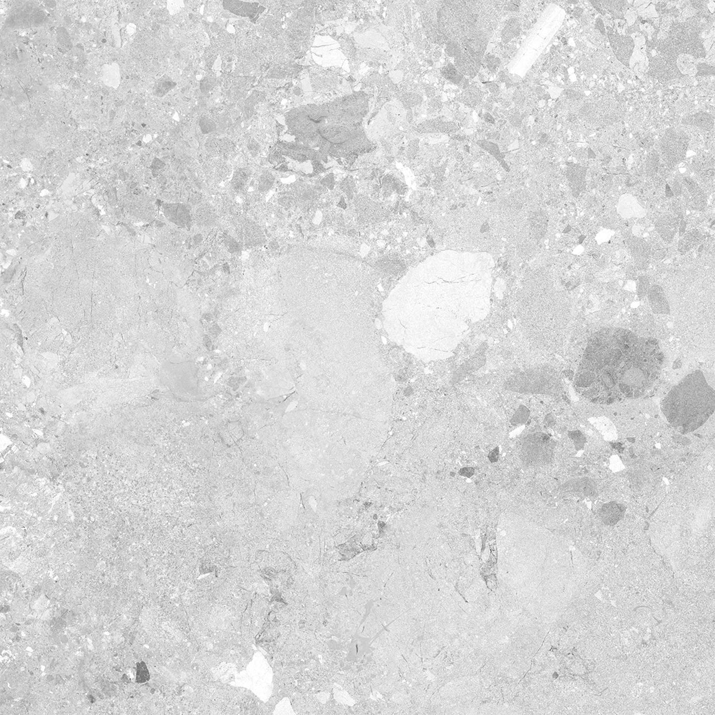 Grey Matt - Terazzia Smooth Porcelain Wall & Floor Tile Sample