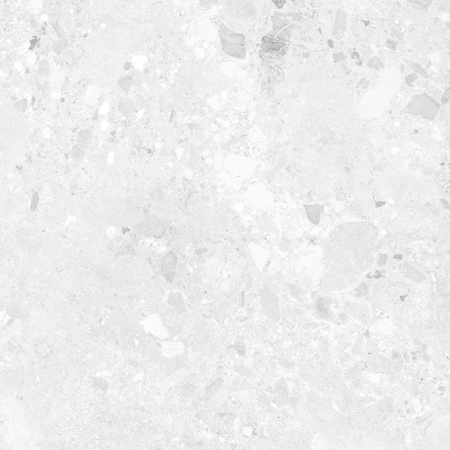 Terazzia White Matt - Smooth Porcelain Wall & Floor Tile Sample