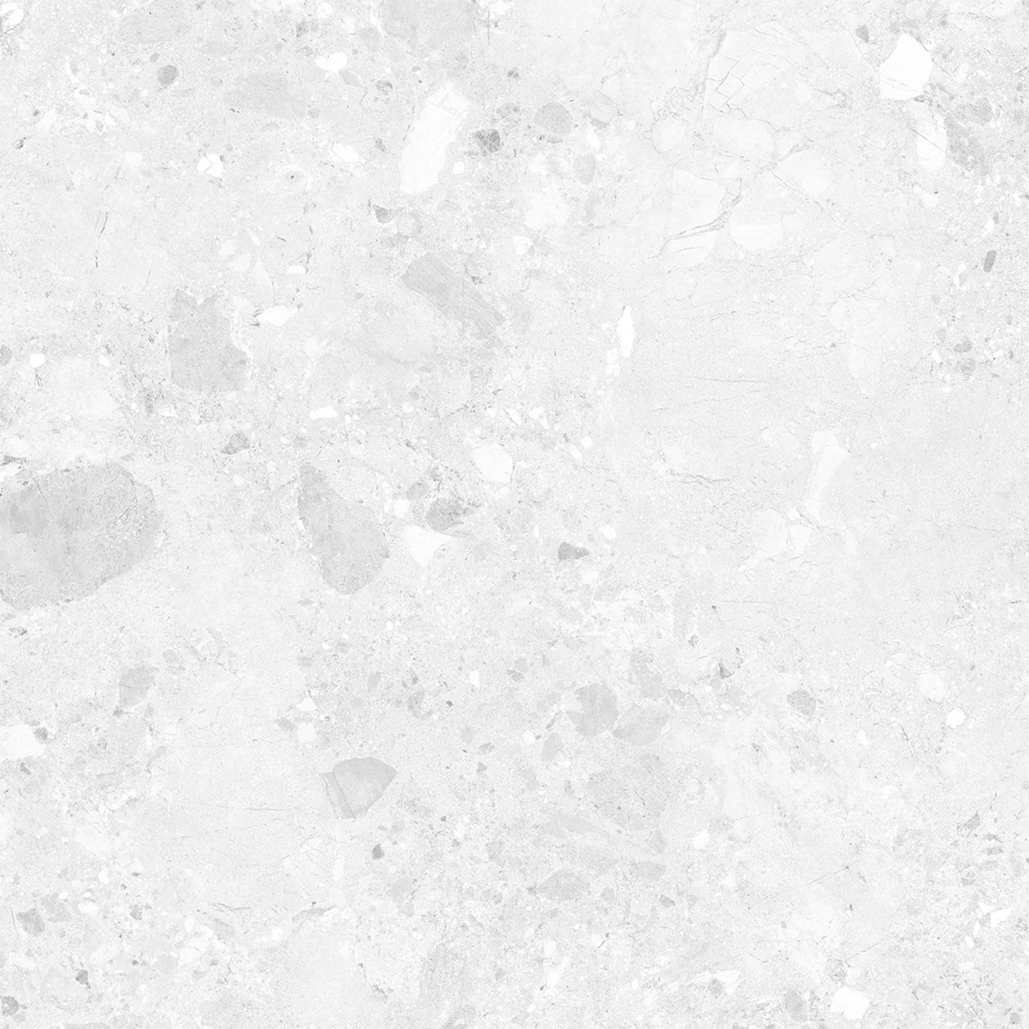 Terazzia White Matt - Smooth Porcelain Wall & Floor Tile Sample