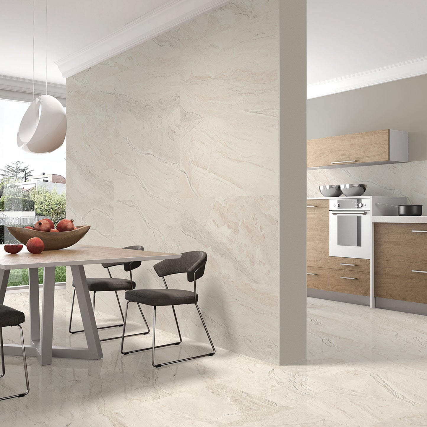 Origins White Porcelain Wall & Floor Tile 600 x 1200