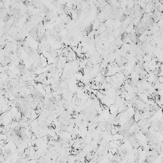 Herringbone Marble - 2440mm Alloy Wetwall Marble Waterproof Wall Panel Sample