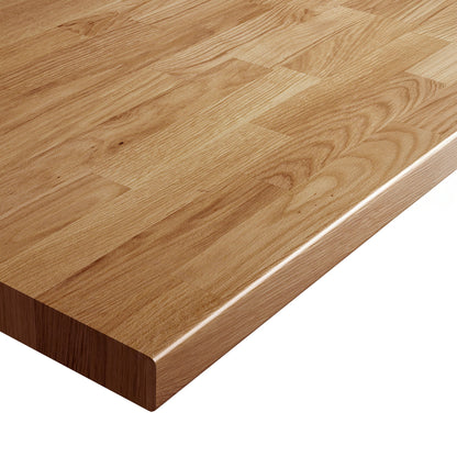 Colmar Oak - Rounded Edge Laminate Worktop 3000mm x 600mm x 38mm