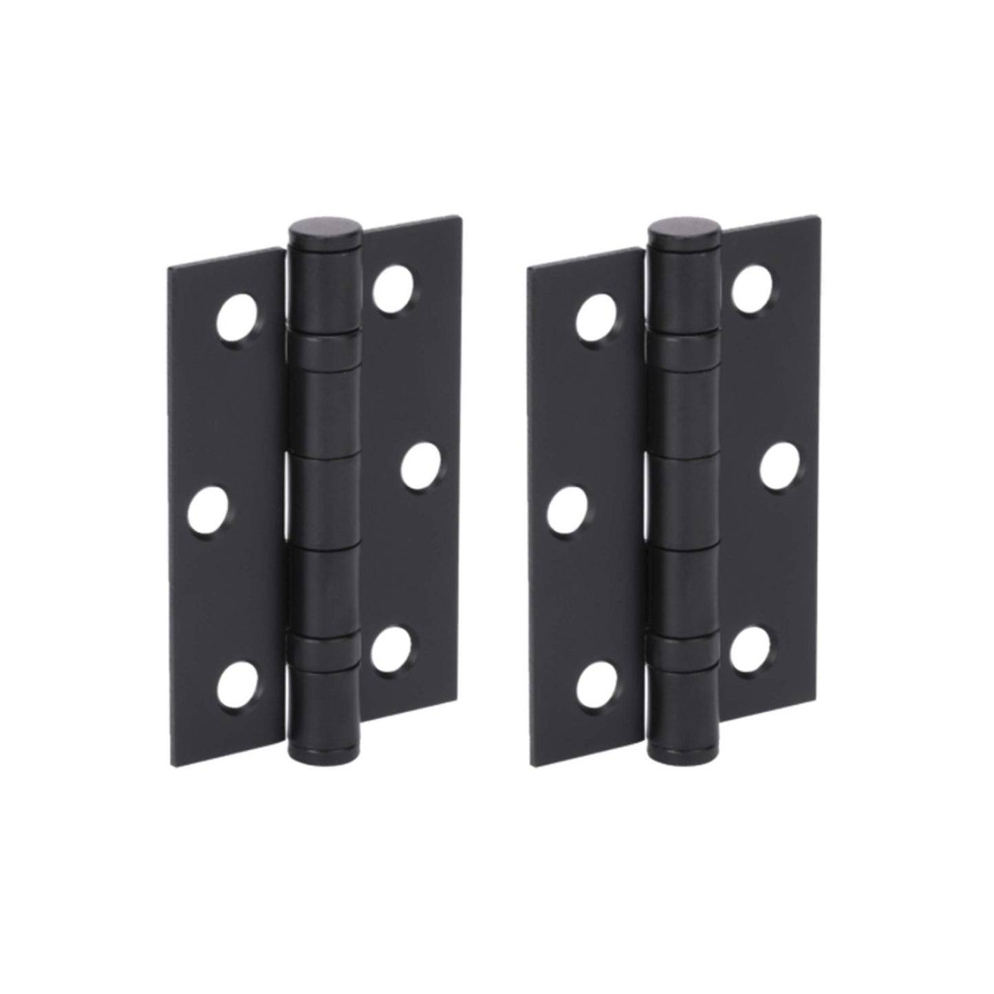 75mm (3") Ball Bearing Hinge Pair - Matt Black (84944)