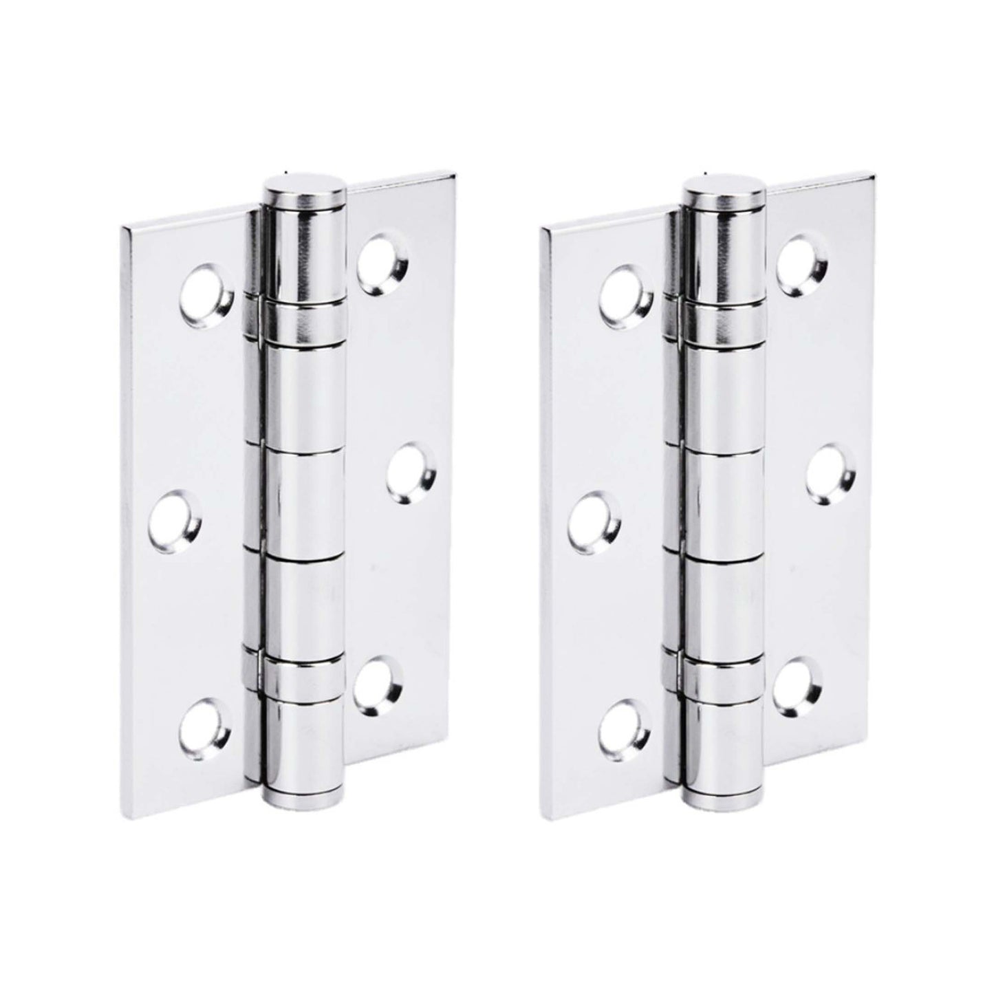 75mm (3) Ball Bearing Butt Hinge - Polished Chrome