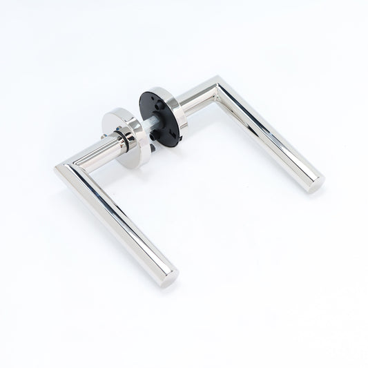Lifestyle Alpha Lever on Round Rose Handle Set - Polished Chrome (123567)