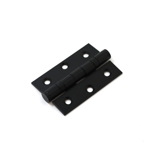 76mm Ball Bearing Hinge Pair - Matt Black