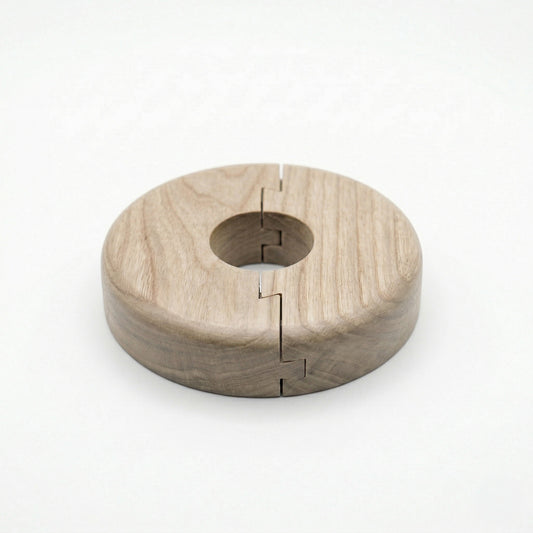 Ivory White Radiator Pipe Rose Cover (PIPECOVER-Ivory)