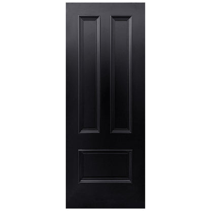 Jet Black Internal Fully Finished Belgravia 3 Panel Door
