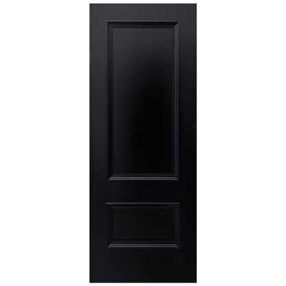 Jet Black Internal Fully Finished Mayfair 2 Panel Fire Door