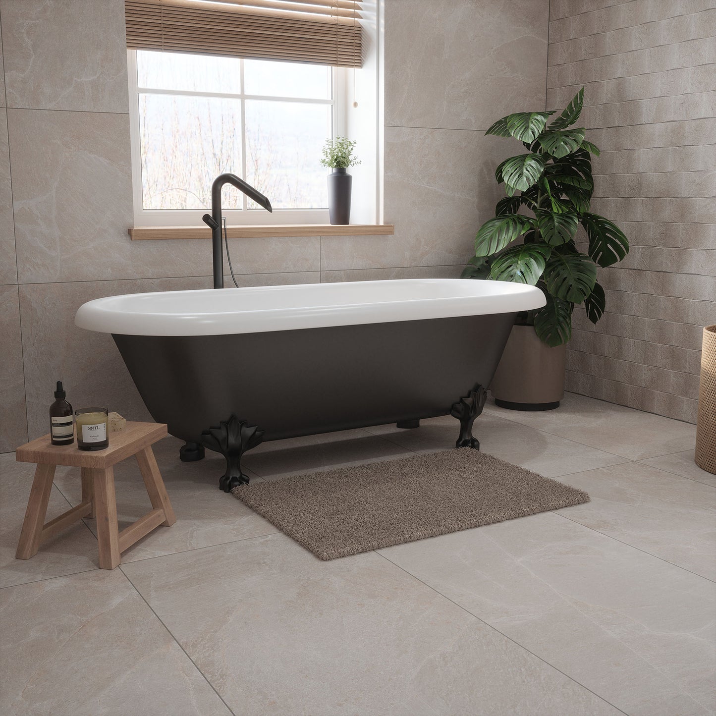 Beige Matt - Palma Smooth Wall & Floor Tile Sample