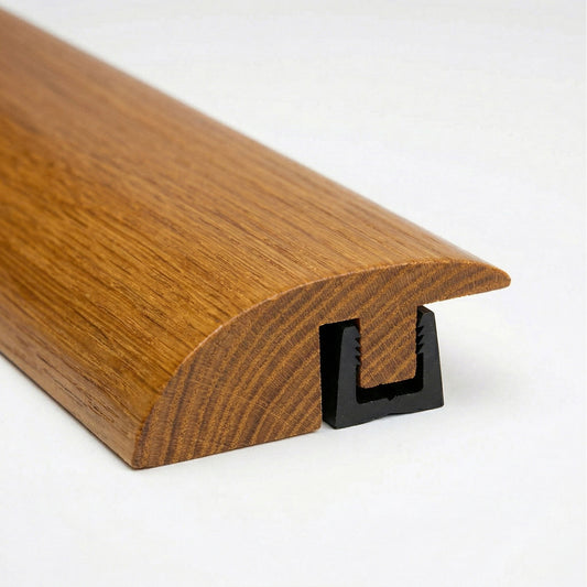 Natural Lacquered Ramp Adapting Profile Door Bar 990mm (WR18SEMI-Lacq)