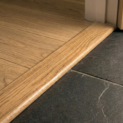 Natural Oak - Lacquered Connecting Profile Door Bar 990mm