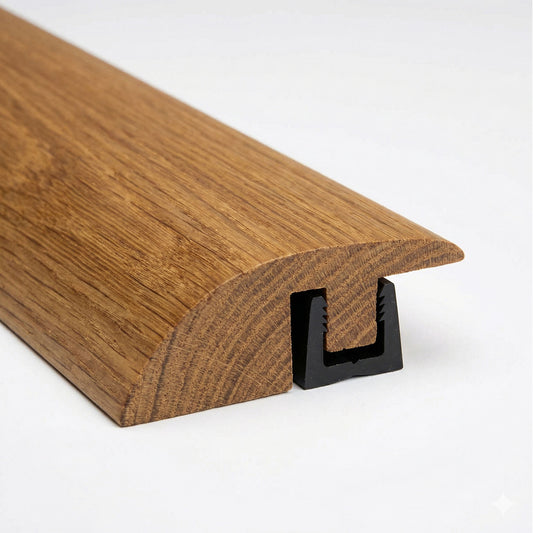 Natural Oiled Ramp Adapting Profile Door Bar 990mm (WR18RAMP-MatL)