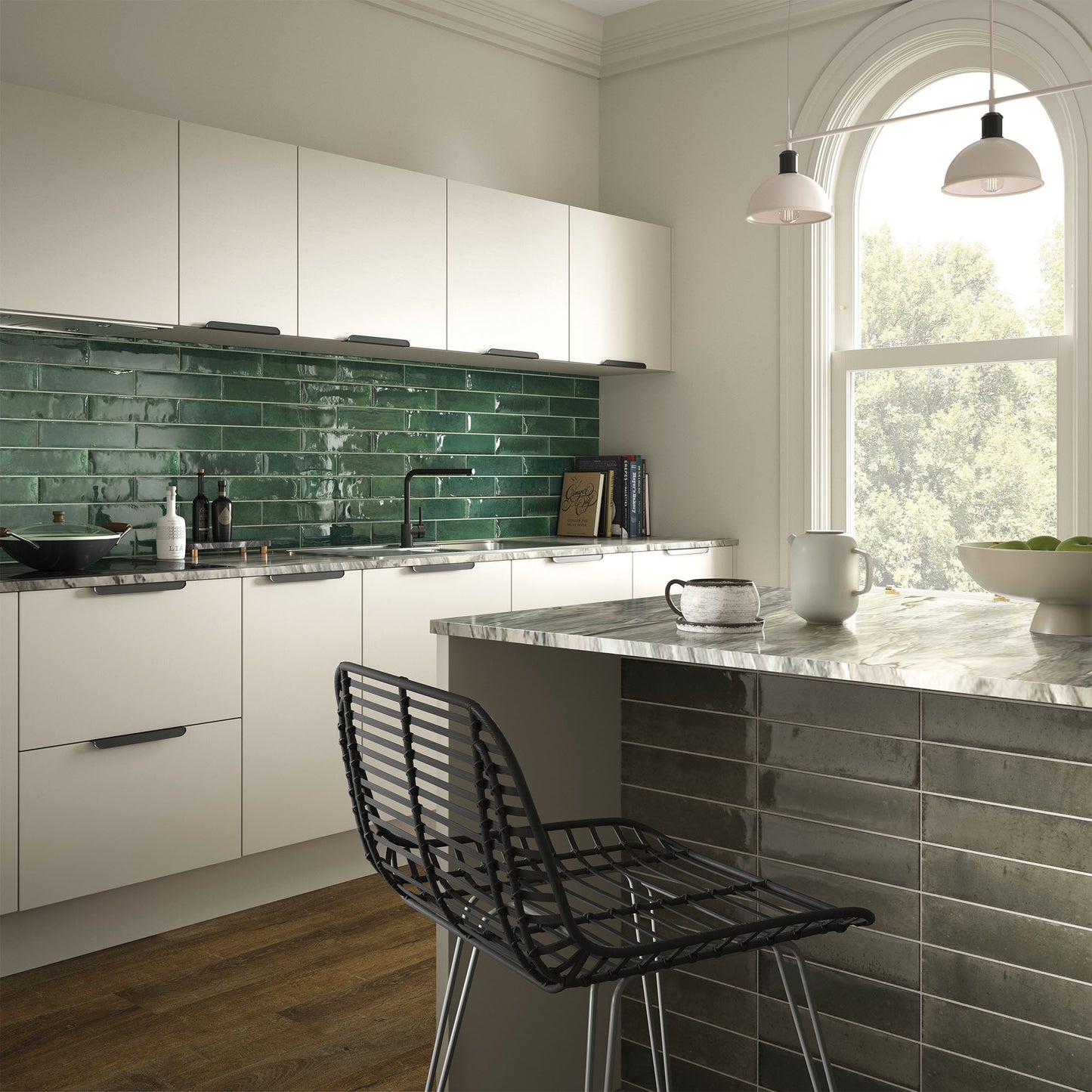 Green Gloss - Aura Smooth Ceramic Wall Tile