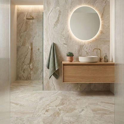 Natural Matt - Origins Smooth Waterproof Porcelain Wall & Floor Tile