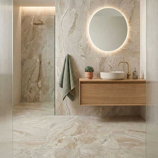 Natural Matt - Origins Smooth Waterproof Porcelain Wall & Floor Tile