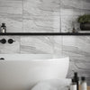 Grey Gloss - Arden Smooth Water Resistant Ceramic Wall Tile