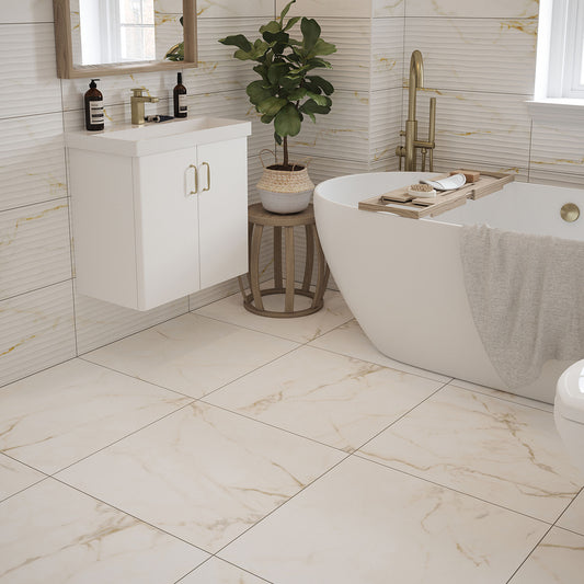 Sterling Matt - Smooth Waterproof Porcelain Wall & Floor Tile