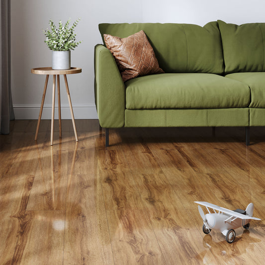 Khor Oak - Lustre 8mm High Gloss Laminate Flooring
