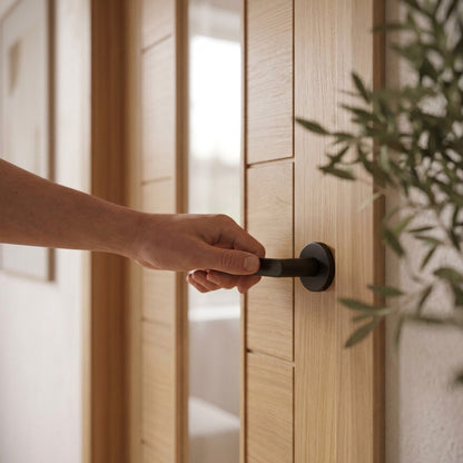 Oak Internal Fully Finished Pedrena 1 Light Clear Glass Door