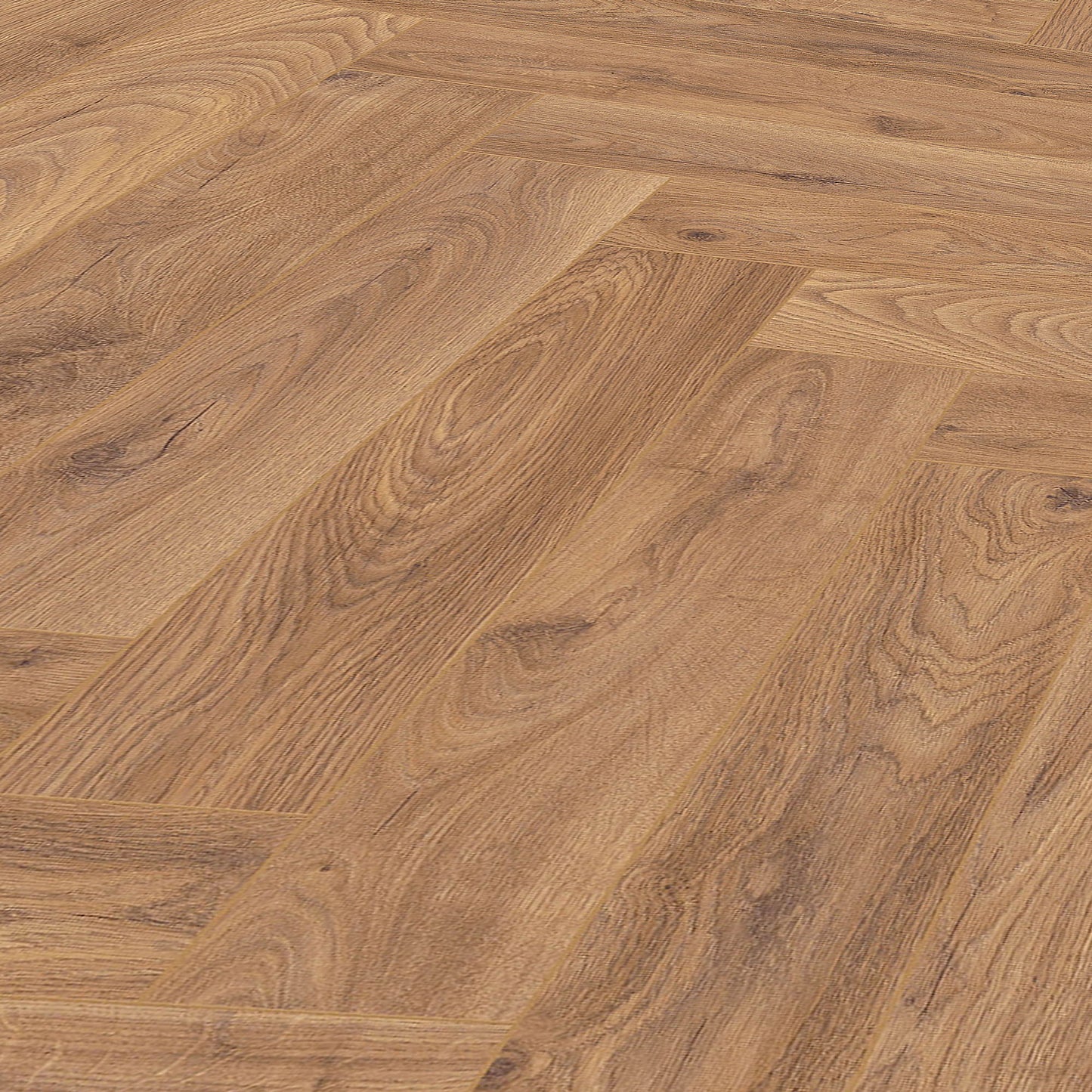 Firebrand Oak - Herringbone 8mm Sample (K450 - 2)