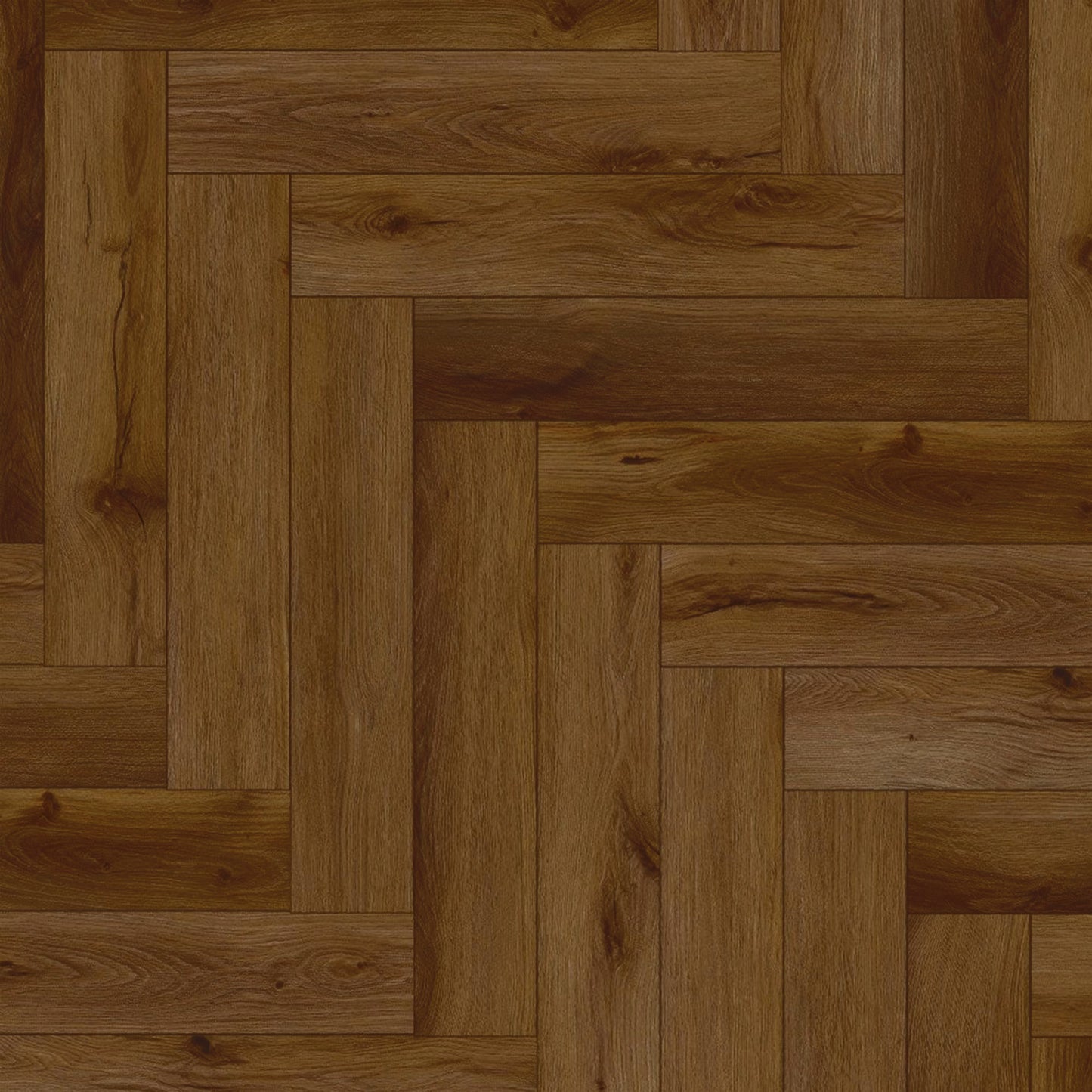 Quesnel Oak - Foundation Herringbone LVT 5mm Anti-Microbial UV Coated Rigid Core Vinyl Flooring (123002)