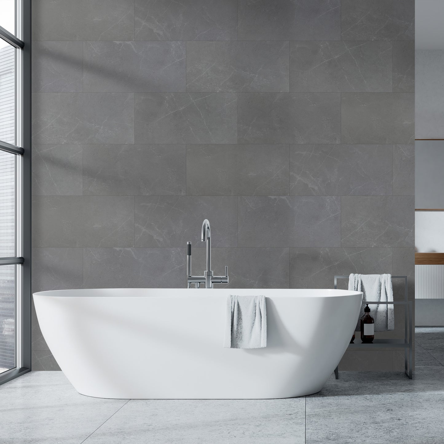 Lyell Stone - Luxe Vision SPC 4mm UV Resistant Coating Wall Panelling (123044)