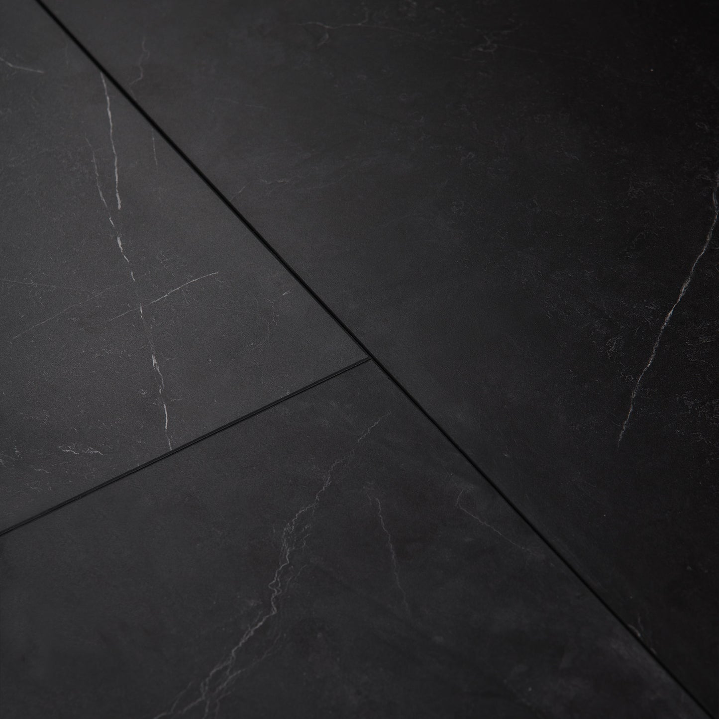 Black Marble - Luxe Vision SPC 4mm UV Resistant Coating Wall Panelling Sample - LT-4011 (SKU-345283)