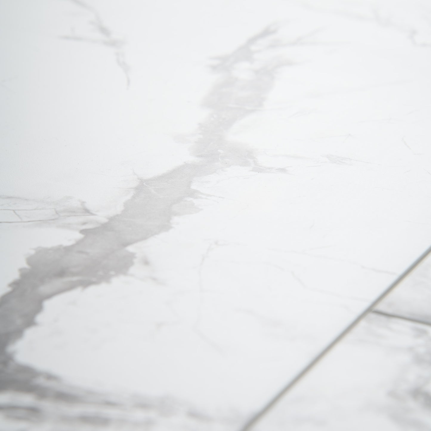White Marble - Luxe Vision SPC 4mm UV Resistant Coating Wall Panelling Sample - LT-2661 (SKU-345284)