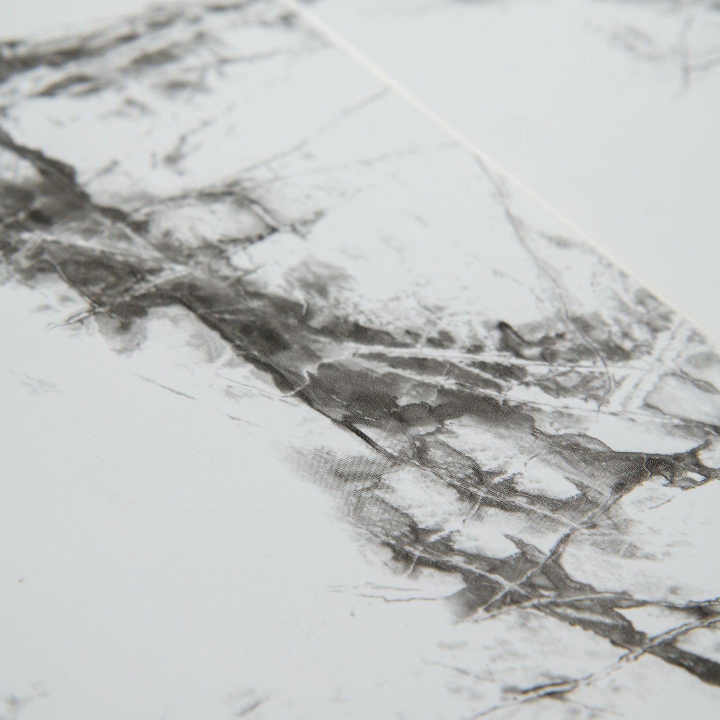 White Marble - Luxe Vision SPC 4mm UV Resistant Coating Wall Panelling Sample - LT-2661 (SKU-345284)