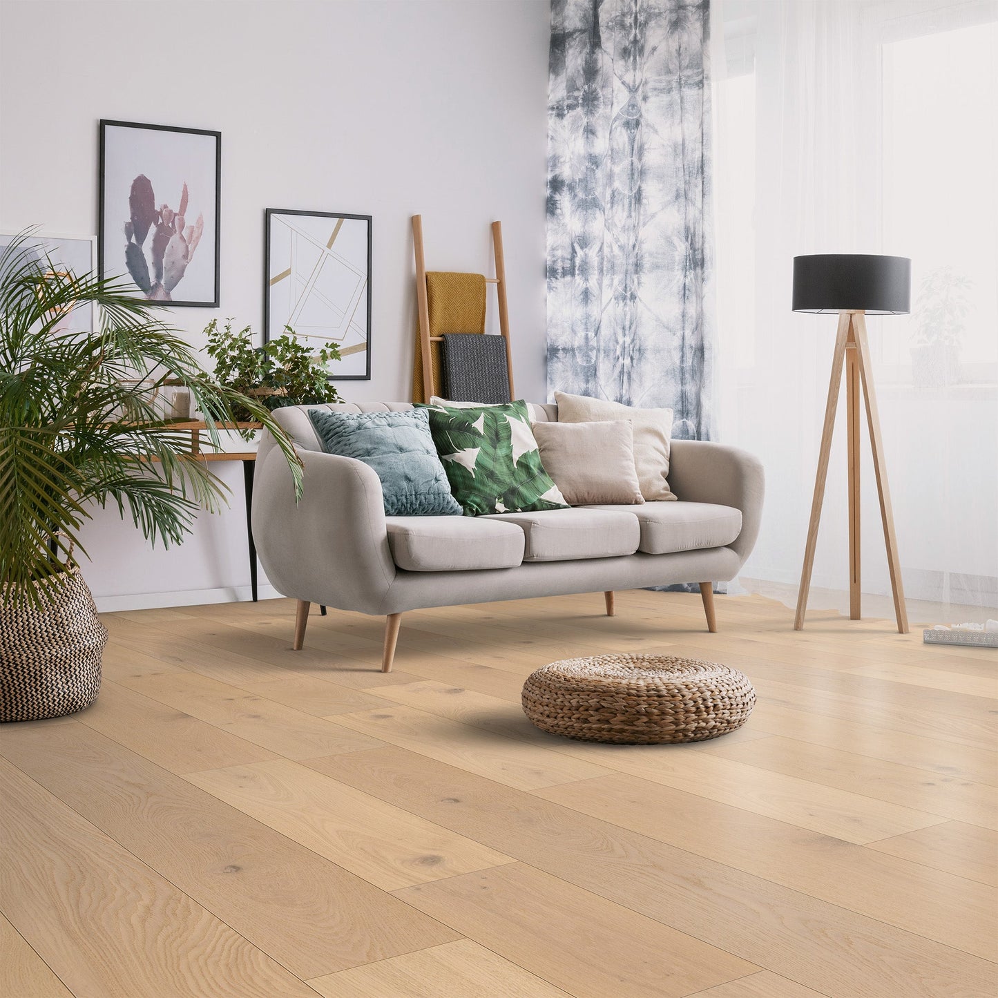 Liberty Floors | Brushed White Oak - 14mm Sample (OE14889)