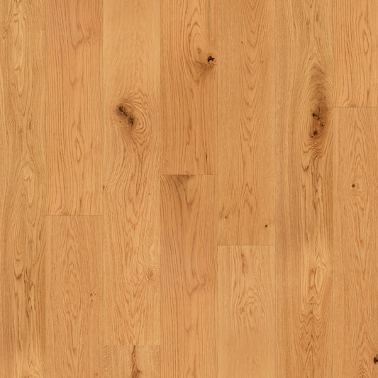 Natural Oak - 12mm UV Lacquered Engineered Real Wood Sample