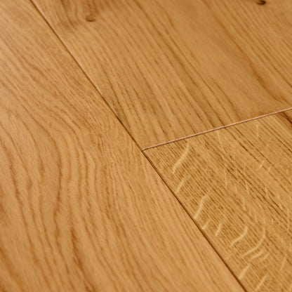 Natural Oak - 12mm UV Lacquered Engineered Real Wood Flooring